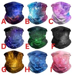 New  Multicolor Headwear Bandana Women Men Face Mask Neck Face Warmer Sport